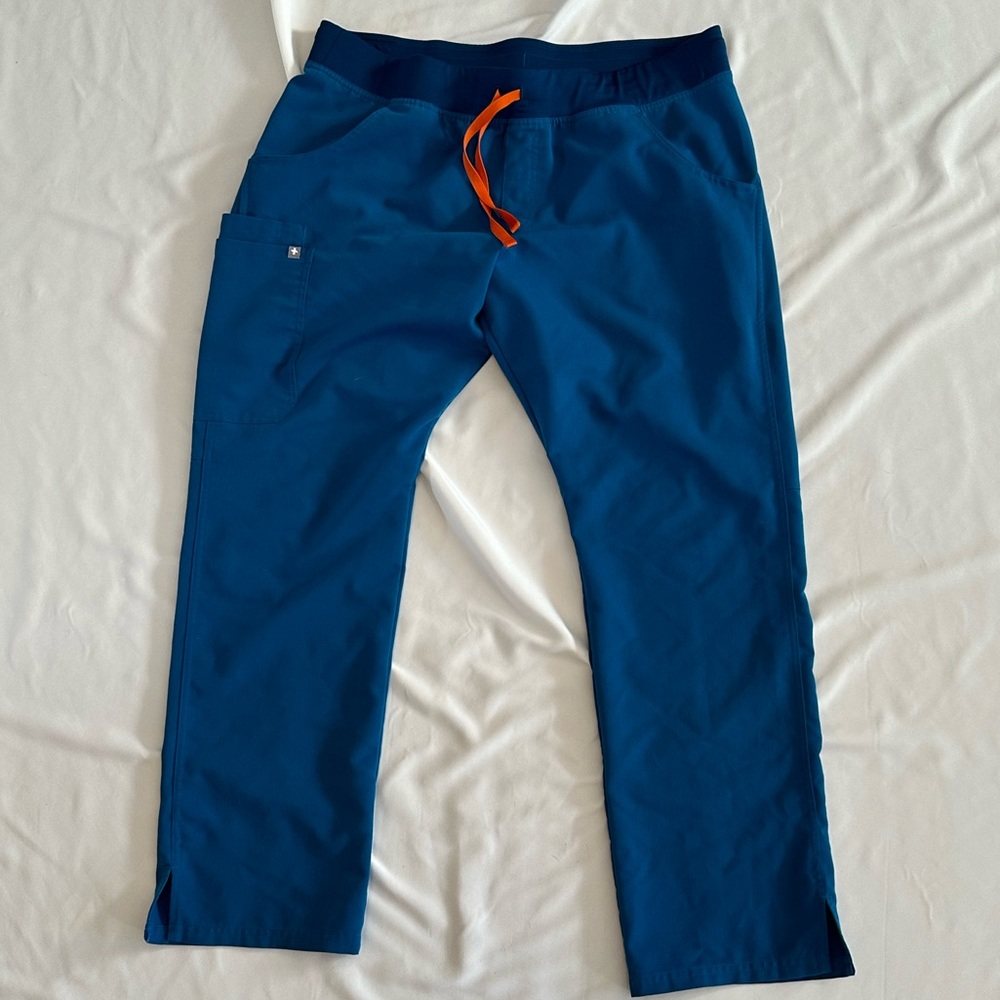 Figs Alps Blue Kade Cargo Scrub Pants XL